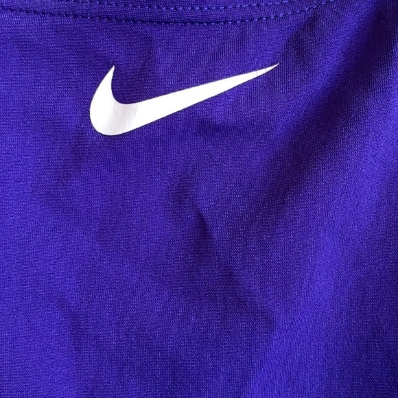 Nike One Piece Swimsuit Royal Purple Size 12 - Picture 4 of 8